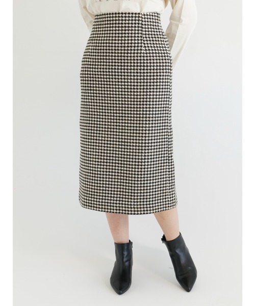 Te chichi（テチチ）の「チェックアソートタイトスカート（スカート・レディース・ブラック/オフホワイト・SMALL/MEDIUM）」の2枚目の写真