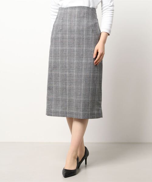 Te chichi（テチチ）の「チェックアソートタイトスカート（スカート・レディース・ブラック/オフホワイト・SMALL/MEDIUM）」の6枚目の写真