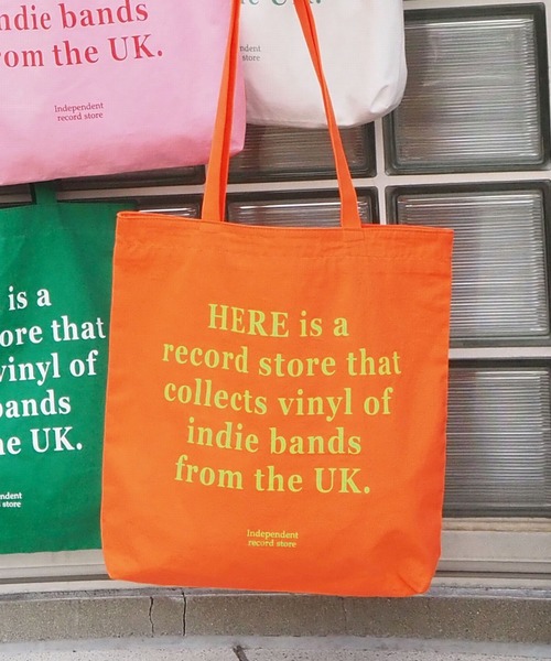 tiptop（ティップトップ）の「カラーロゴトートバッグ（トートバッグ・レディース・オフホワイト/オレンジ/グリーン/ライトグリーン/ライトピンク/ブルー・FREE）」の6枚目の写真