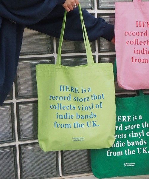 tiptop（ティップトップ）の「カラーロゴトートバッグ（トートバッグ・レディース・オフホワイト/オレンジ/グリーン/ライトグリーン/ライトピンク/ブルー・FREE）」の9枚目の写真