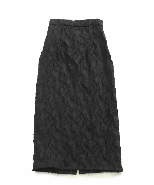 AULI（アウリィ）の「【低身長向けサイズ】シアータイトロングスカート（スカート・レディース・ブラック/イエロー/アイボリー・S/XS）」の8枚目の写真