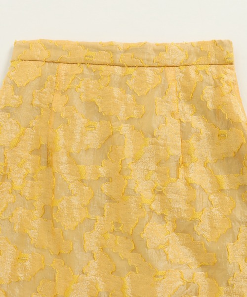 AULI（アウリィ）の「【低身長向けサイズ】シアータイトロングスカート（スカート・レディース・ブラック/イエロー/アイボリー・S/XS）」の21枚目の写真