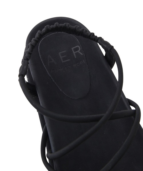 ADAM ET ROPE'(アダムエロペ)の「【アウトレット店舗・WEB限定】コードストラップスポサン(サンダル・レディース・ベージュ/ブラウン/ブラック・38/37/36)」の17枚目の写真