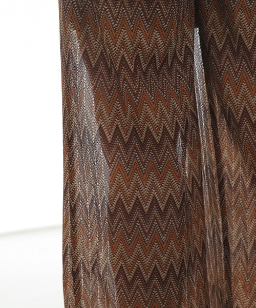 SENSE OF PLACE by URBAN RESEARCH（センスオブプレイスバイアーバンリサーチ）の「カットジャガードイージーパンツ（その他パンツ・レディース・ブラウン系その他/ブルー系その他・ONE）」の18枚目の写真