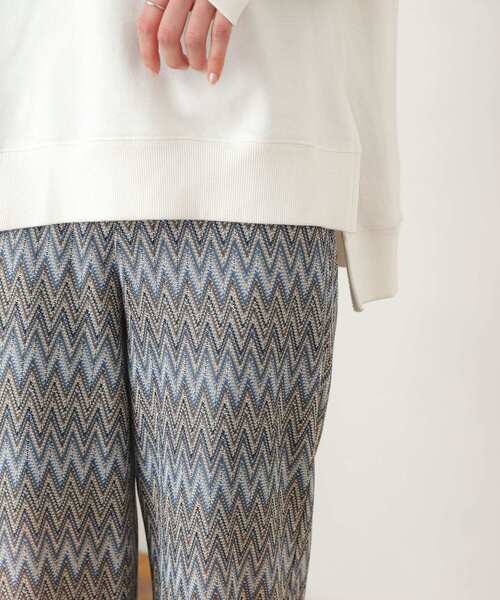 SENSE OF PLACE by URBAN RESEARCH（センスオブプレイスバイアーバンリサーチ）の「カットジャガードイージーパンツ（その他パンツ・レディース・ブラウン系その他/ブルー系その他・ONE）」の20枚目の写真
