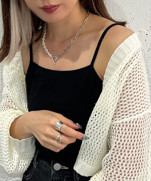 apres jour mignon（アプレジュールミニョン）の「カップ付きインナー【ZOZOTOWN限定アイテム】（キャミソール・レディース・ブラック/オフホワイト/ライトベージュ・X-LARGE/フリー）」の19枚目の写真