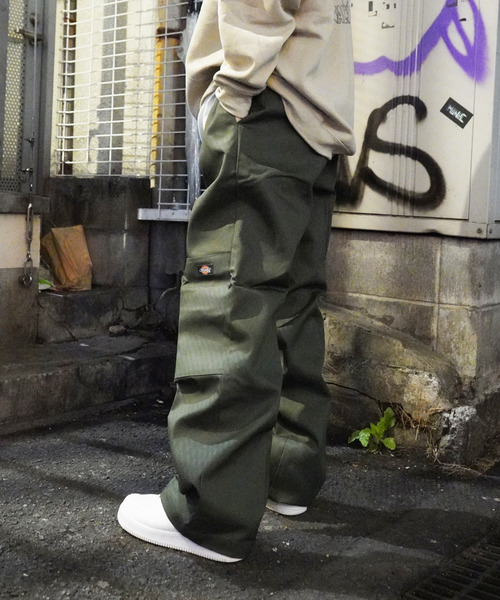 Dickies(ディッキーズ)の「Dickies ディッキーズ ダブルニーワークパンツ(その他パンツ・メンズ・オリーブ/ベージュ/ダークグリーン/ダークブラウン/グリーン/ブラック/レッド・30inch/32inch/34inch)」の19枚目の写真