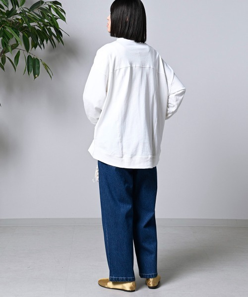 LUPILIEN(ルピリアン)の「【LUPILIEN】カバーオール風カーディガン(カーディガン/ボレロ・レディース・ブラック/オフホワイト/サックスブルー・FREE)」の13枚目の写真