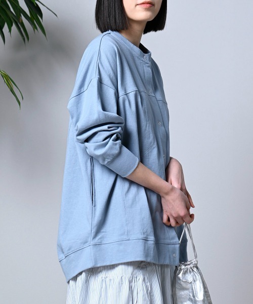 LUPILIEN(ルピリアン)の「【LUPILIEN】カバーオール風カーディガン(カーディガン/ボレロ・レディース・ブラック/オフホワイト/サックスブルー・FREE)」の17枚目の写真