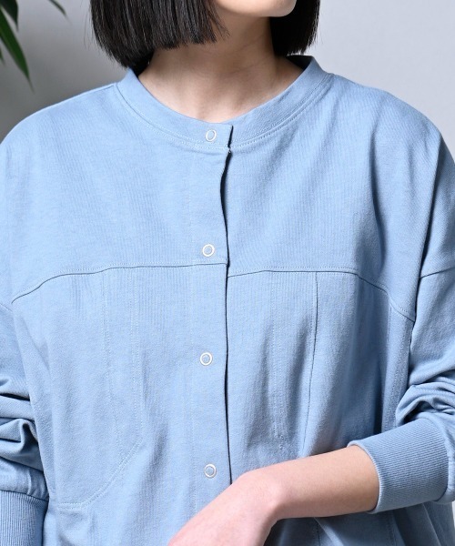 LUPILIEN(ルピリアン)の「【LUPILIEN】カバーオール風カーディガン(カーディガン/ボレロ・レディース・ブラック/オフホワイト/サックスブルー・FREE)」の19枚目の写真