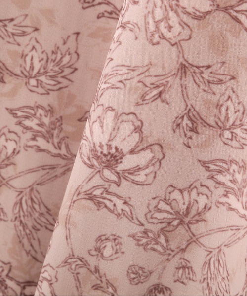 JILL by JILL STUART（ジルバイジルスチュアート）の「◇シャーリングフラワープリント（ワンピース・レディース・ホワイト系その他/ピンク・FREE）」の10枚目の写真