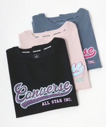 CONVERSE（コンバース）の「CONVERSE(コンバース)カレッジロゴアップリケTシャツ（Tシャツ/カットソー）」