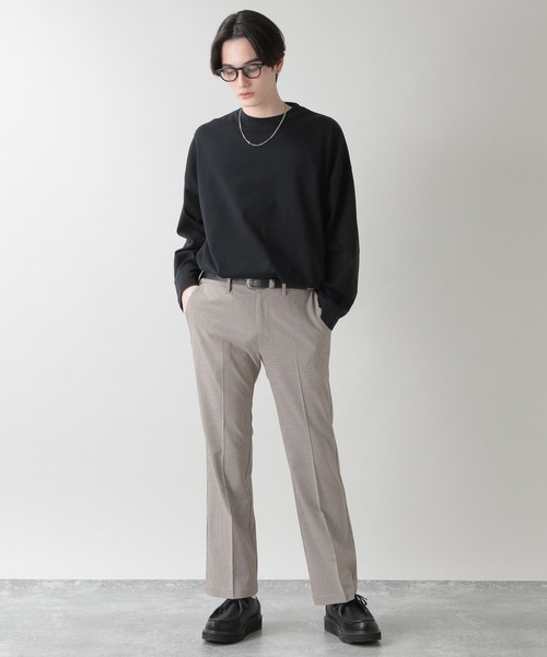 RAGEBLUE（レイジブルー）の「スムースコットン/ルーズシルエットロンT（Tシャツ/カットソー・メンズ・ホワイト/ブラック/パープル/グリーン・MEDIUM/LARGE）」の6枚目の写真