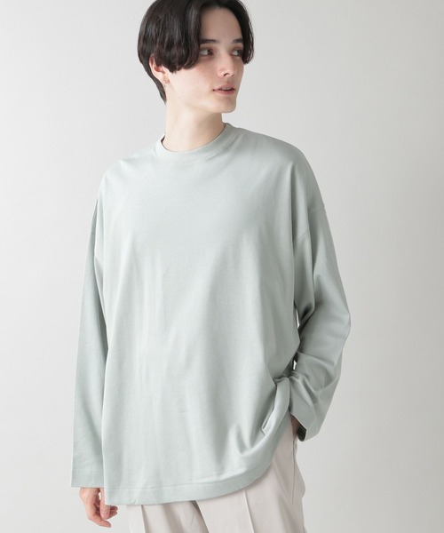 RAGEBLUE（レイジブルー）の「スムースコットン/ルーズシルエットロンT（Tシャツ/カットソー・メンズ・ホワイト/ブラック/パープル/グリーン・MEDIUM/LARGE）」の11枚目の写真