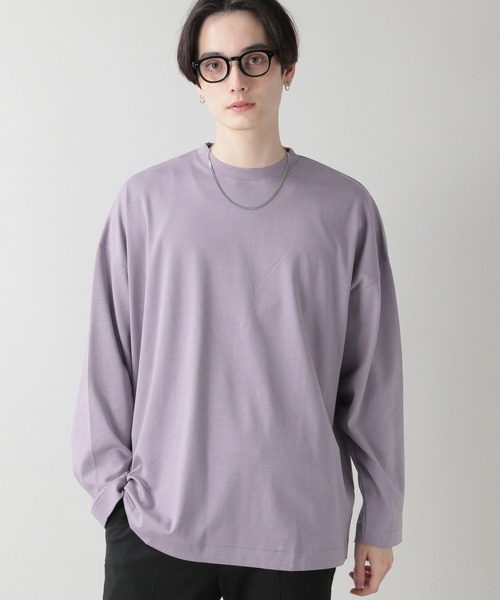 RAGEBLUE（レイジブルー）の「スムースコットン/ルーズシルエットロンT（Tシャツ/カットソー・メンズ・ホワイト/ブラック/パープル/グリーン・MEDIUM/LARGE）」の12枚目の写真