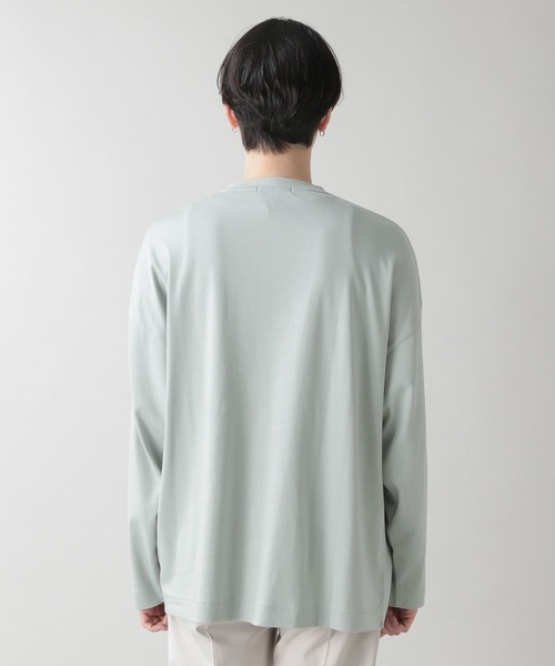 RAGEBLUE（レイジブルー）の「スムースコットン/ルーズシルエットロンT（Tシャツ/カットソー・メンズ・ホワイト/ブラック/パープル/グリーン・MEDIUM/LARGE）」の14枚目の写真