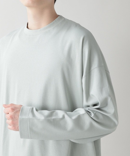 RAGEBLUE（レイジブルー）の「スムースコットン/ルーズシルエットロンT（Tシャツ/カットソー・メンズ・ホワイト/ブラック/パープル/グリーン・MEDIUM/LARGE）」の16枚目の写真