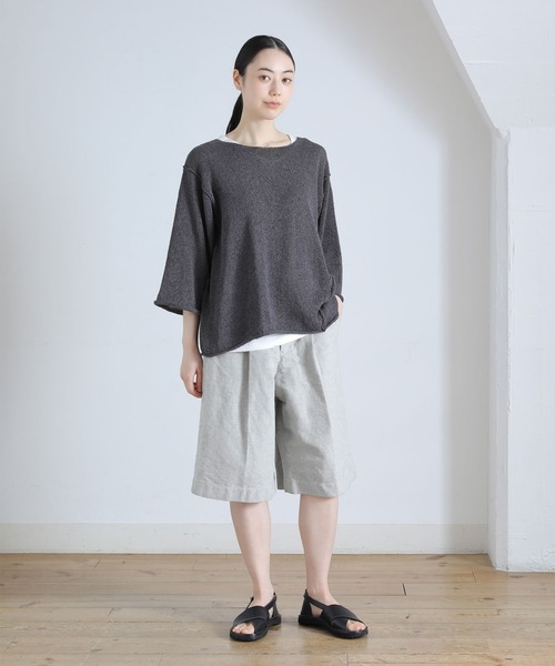 Plantation(プランテーション)の「BIZEN PAPERカルゼ / パンツ / (O)(その他パンツ・レディース・ベージュ/オフホワイト・M size)」の4枚目の写真