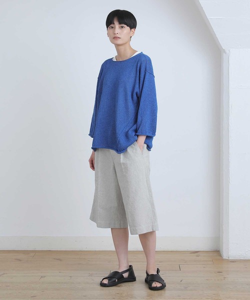 Plantation(プランテーション)の「BIZEN PAPERカルゼ / パンツ / (O)(その他パンツ・レディース・ベージュ/オフホワイト・M size)」の14枚目の写真