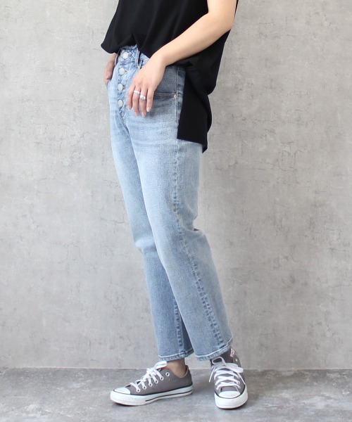 SELECT LEVERY(セレクトリベリー)の「【nod】ボタンフライデニムアンクルパンツ(デニムパンツ・レディース・ライトブルー/インディゴブルー/ネイビー・X-LARGE/SMALL/MEDIUM/LARGE)」の20枚目の写真