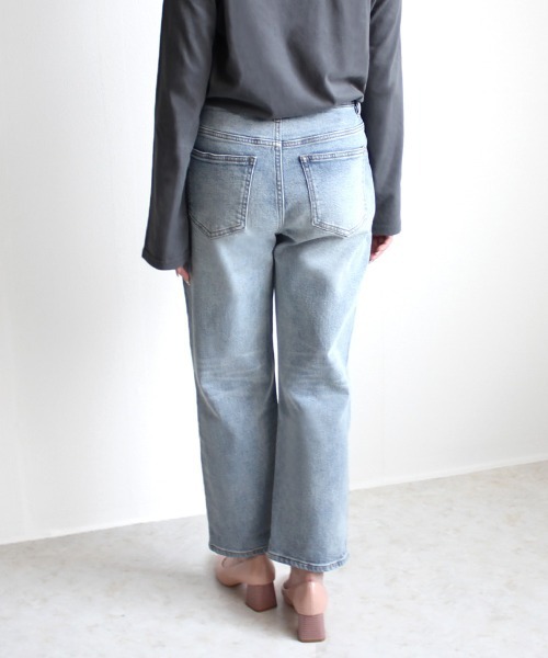 SELECT LEVERY(セレクトリベリー)の「【nod】ボタンフライデニムアンクルパンツ(デニムパンツ・レディース・ライトブルー/インディゴブルー/ネイビー・X-LARGE/SMALL/MEDIUM/LARGE)」の7枚目の写真