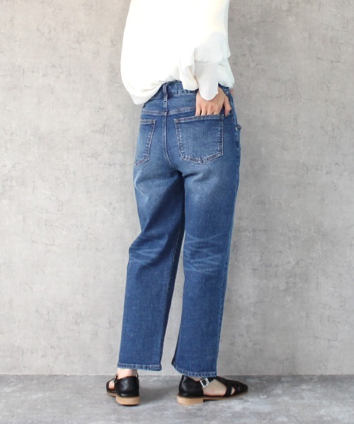 SELECT LEVERY(セレクトリベリー)の「【nod】ボタンフライデニムアンクルパンツ(デニムパンツ・レディース・ライトブルー/インディゴブルー/ネイビー・X-LARGE/SMALL/MEDIUM/LARGE)」の8枚目の写真