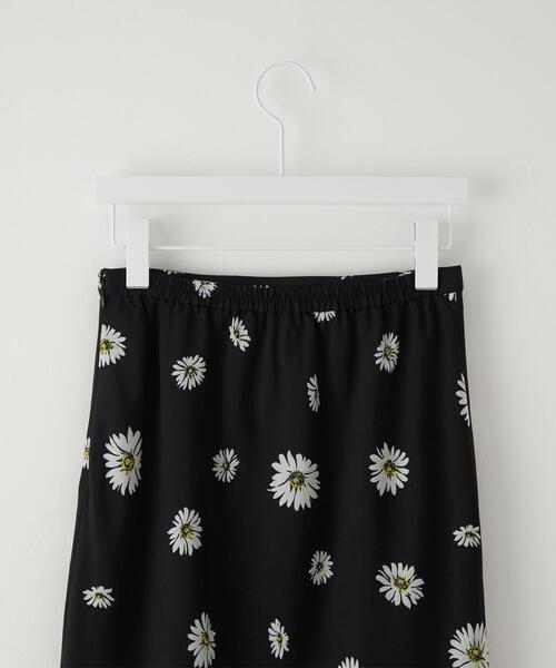 CITEN（シテン）の「＜CITEN（シテン）＞デイジープリント ナロースカート（スカート・レディース・ターコイズブルー/ブラック・M/S）」の5枚目の写真