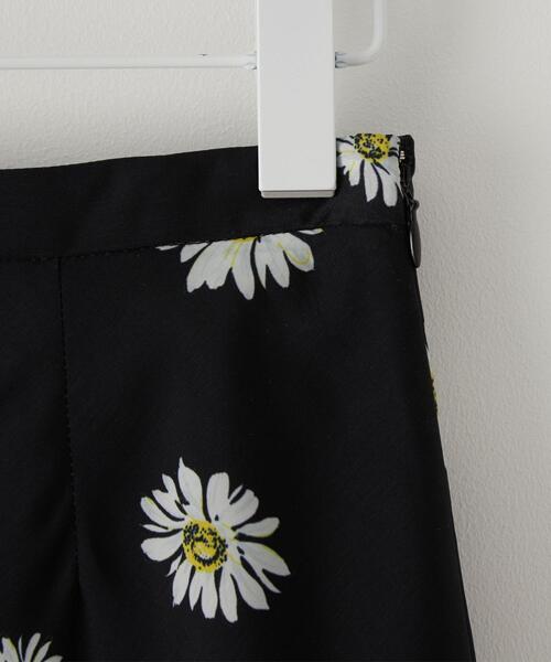 CITEN（シテン）の「＜CITEN（シテン）＞デイジープリント ナロースカート（スカート・レディース・ターコイズブルー/ブラック・M/S）」の8枚目の写真