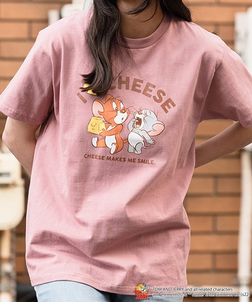 Tom＆Jerry（トムアンドジェリー）の「【OUTDOOR PRODUCTS/アウトドアプロダクツ】【TOM&JERRY/ トムとジェリー 】オリジナルデザインTシャツ（Tシャツ/カットソー・メンズ・ダークグリーン/ホワイト/ベージュ系その他/スミクロ/ホワイト系その他/ブルー/アイボリー/ベージュ/その他/ピンク系その他・X-LARGE/SMALL/LARGE/MEDIUM）」の9枚目の写真