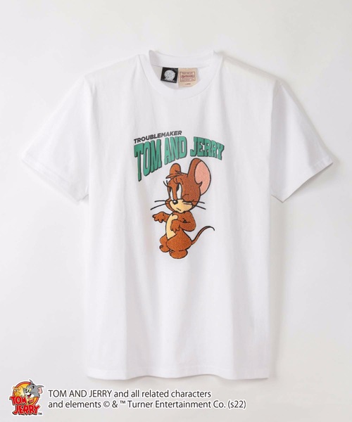 Tom＆Jerry（トムアンドジェリー）の「【OUTDOOR PRODUCTS/アウトドアプロダクツ】【TOM&JERRY/ トムとジェリー 】オリジナルデザインTシャツ（Tシャツ/カットソー・メンズ・ダークグリーン/ホワイト/ベージュ系その他/スミクロ/ホワイト系その他/ブルー/アイボリー/ベージュ/その他/ピンク系その他・X-LARGE/SMALL/LARGE/MEDIUM）」の11枚目の写真