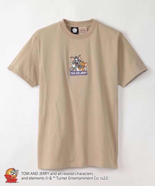 Tom＆Jerry（トムアンドジェリー）の「【OUTDOOR PRODUCTS/アウトドアプロダクツ】【TOM&JERRY/ トムとジェリー 】オリジナルデザインTシャツ（Tシャツ/カットソー・メンズ・ダークグリーン/ホワイト/ベージュ系その他/スミクロ/ホワイト系その他/ブルー/アイボリー/ベージュ/その他/ピンク系その他・X-LARGE/SMALL/LARGE/MEDIUM）」の14枚目の写真