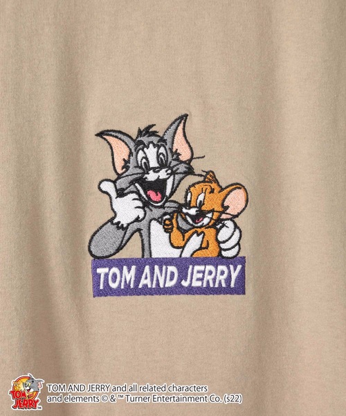 Tom＆Jerry（トムアンドジェリー）の「【OUTDOOR PRODUCTS/アウトドアプロダクツ】【TOM&JERRY/ トムとジェリー 】オリジナルデザインTシャツ（Tシャツ/カットソー・メンズ・ダークグリーン/ホワイト/ベージュ系その他/スミクロ/ホワイト系その他/ブルー/アイボリー/ベージュ/その他/ピンク系その他・X-LARGE/SMALL/LARGE/MEDIUM）」の17枚目の写真