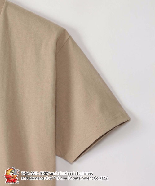 Tom＆Jerry（トムアンドジェリー）の「【OUTDOOR PRODUCTS/アウトドアプロダクツ】【TOM&JERRY/ トムとジェリー 】オリジナルデザインTシャツ（Tシャツ/カットソー・メンズ・ダークグリーン/ホワイト/ベージュ系その他/スミクロ/ホワイト系その他/ブルー/アイボリー/ベージュ/その他/ピンク系その他・X-LARGE/SMALL/LARGE/MEDIUM）」の18枚目の写真