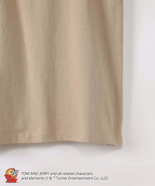 Tom＆Jerry（トムアンドジェリー）の「【OUTDOOR PRODUCTS/アウトドアプロダクツ】【TOM&JERRY/ トムとジェリー 】オリジナルデザインTシャツ（Tシャツ/カットソー・メンズ・ダークグリーン/ホワイト/ベージュ系その他/スミクロ/ホワイト系その他/ブルー/アイボリー/ベージュ/その他/ピンク系その他・X-LARGE/SMALL/LARGE/MEDIUM）」の19枚目の写真