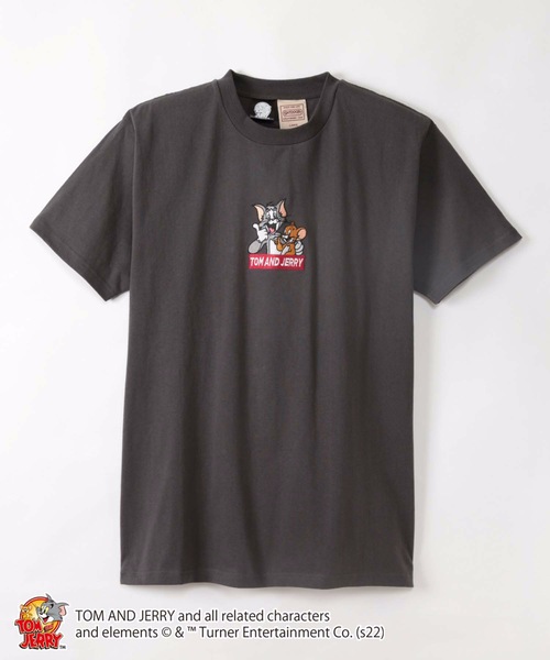 Tom＆Jerry（トムアンドジェリー）の「【OUTDOOR PRODUCTS/アウトドアプロダクツ】【TOM&JERRY/ トムとジェリー 】オリジナルデザインTシャツ（Tシャツ/カットソー・メンズ・ダークグリーン/ホワイト/ベージュ系その他/スミクロ/ホワイト系その他/ブルー/アイボリー/ベージュ/その他/ピンク系その他・X-LARGE/SMALL/LARGE/MEDIUM）」の13枚目の写真
