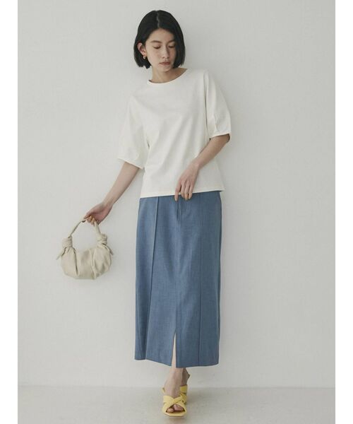 COTORICA(コトリカ)の「リネンライクピンタックタイトスカート(スカート・レディース・ブラック/ベージュ/ブルー・SMALL/MEDIUM)」の18枚目の写真