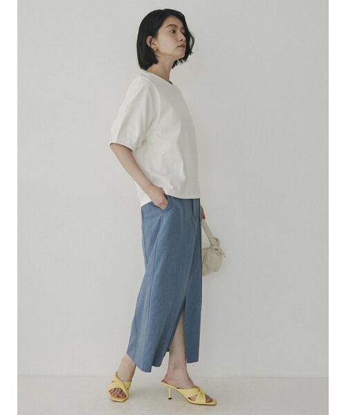 COTORICA(コトリカ)の「リネンライクピンタックタイトスカート(スカート・レディース・ブラック/ベージュ/ブルー・SMALL/MEDIUM)」の14枚目の写真