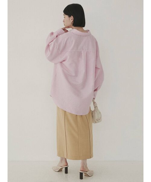 COTORICA(コトリカ)の「リネンライクピンタックタイトスカート(スカート・レディース・ブラック/ベージュ/ブルー・SMALL/MEDIUM)」の21枚目の写真