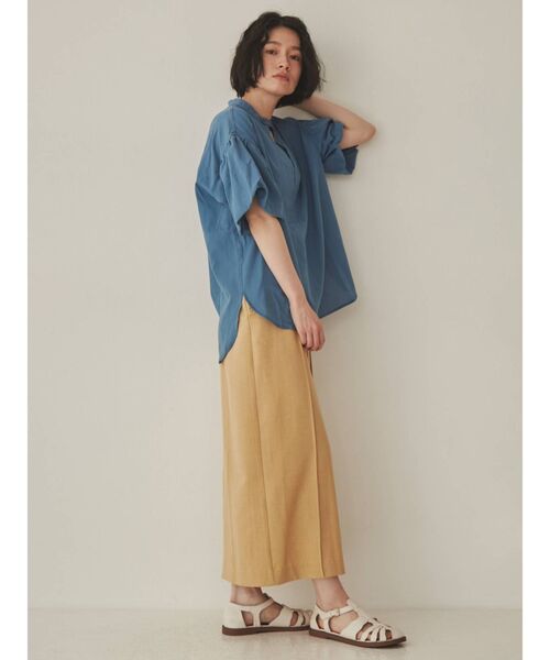 COTORICA(コトリカ)の「リネンライクピンタックタイトスカート(スカート・レディース・ブラック/ベージュ/ブルー・SMALL/MEDIUM)」の15枚目の写真