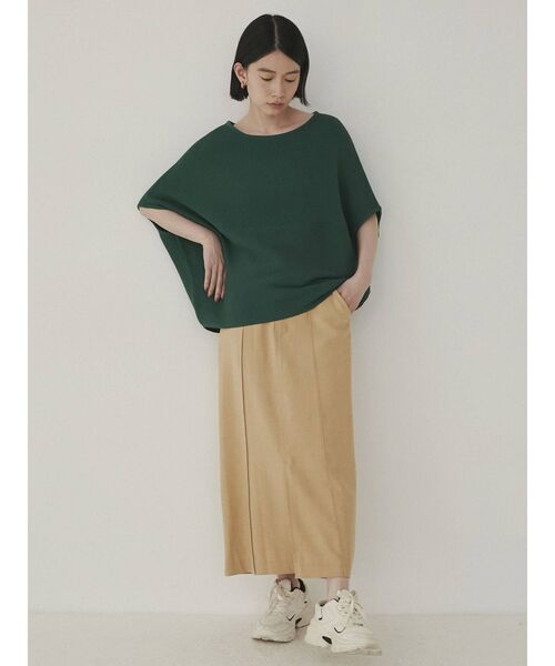 COTORICA(コトリカ)の「リネンライクピンタックタイトスカート(スカート・レディース・ブラック/ベージュ/ブルー・SMALL/MEDIUM)」の17枚目の写真