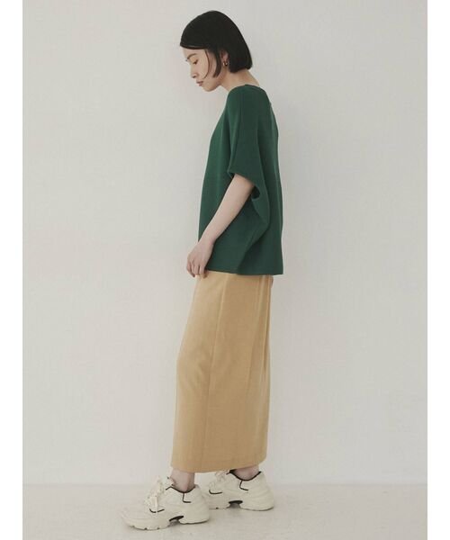 COTORICA(コトリカ)の「リネンライクピンタックタイトスカート(スカート・レディース・ブラック/ベージュ/ブルー・SMALL/MEDIUM)」の13枚目の写真