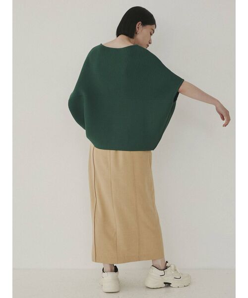 COTORICA(コトリカ)の「リネンライクピンタックタイトスカート(スカート・レディース・ブラック/ベージュ/ブルー・SMALL/MEDIUM)」の6枚目の写真