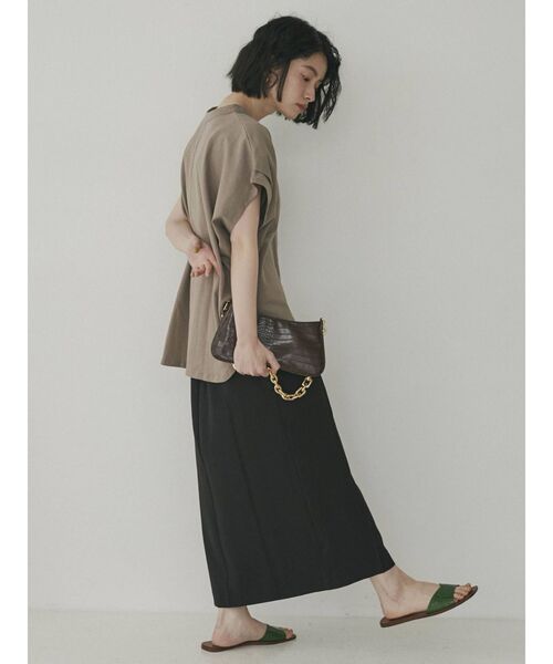 COTORICA(コトリカ)の「リネンライクピンタックタイトスカート(スカート・レディース・ブラック/ベージュ/ブルー・SMALL/MEDIUM)」の22枚目の写真