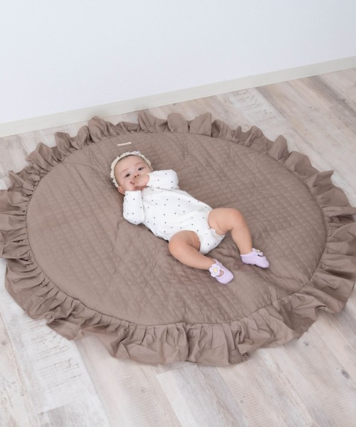 セール】キルティングサニーラグマット（ベビー寝具/家具