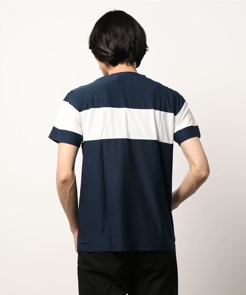 FILA(フィラ)の「FILA/フィラ ワンポイント 配色切替 ブランドロゴ メンズ 半袖 Tシャツ/吸水速乾 ストレッチ(Tシャツ/カットソー・メンズ・チャコールグレー/ブラック/ネイビー・LL/M/L)」の21枚目の写真