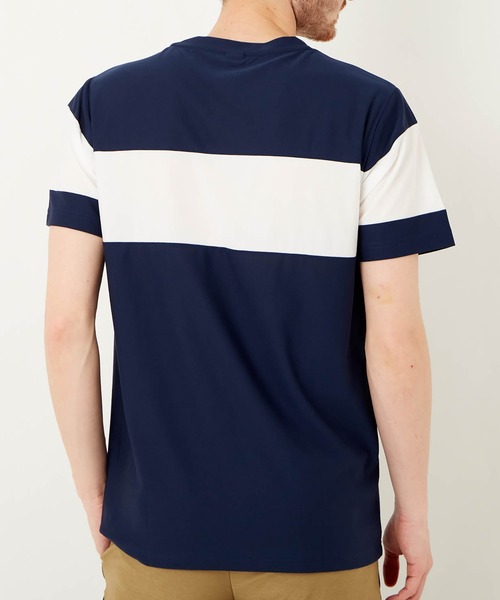 FILA(フィラ)の「FILA/フィラ ワンポイント 配色切替 ブランドロゴ メンズ 半袖 Tシャツ/吸水速乾 ストレッチ(Tシャツ/カットソー・メンズ・チャコールグレー/ブラック/ネイビー・LL/M/L)」の18枚目の写真