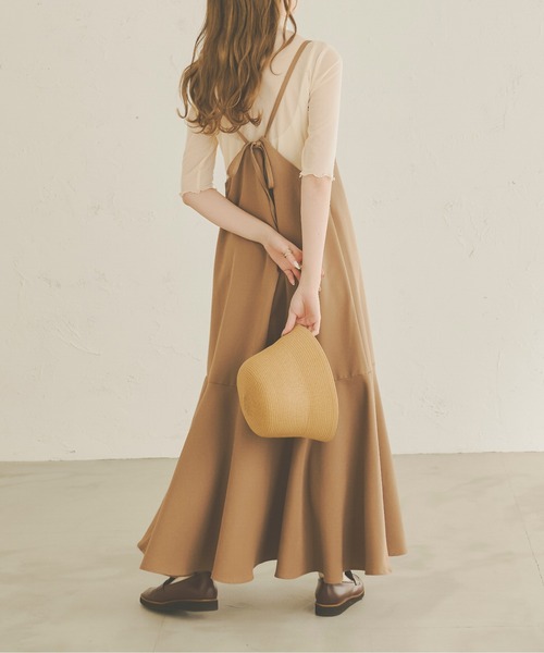 Ambre Neige(アンブルネージュ)の「シアー半袖トップス/【WEB/EC限定商品】(Tシャツ/カットソー・レディース・ブラック/ライトグリーン/アイボリー/ダークブラウン/モカ・FREE)」の10枚目の写真