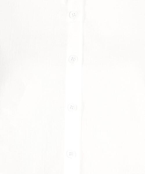 To b. by agnes b.(トゥービーバイアニエスベー)の「WP24 CHEMISE マニッシュシャツ(シャツ/ブラウス・レディース・ホワイト・38/36)」の5枚目の写真