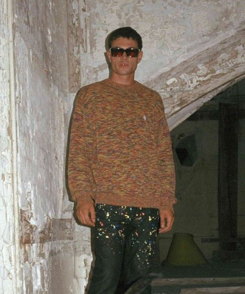 MARCELO BURLON（マルセロ・バーロン）の「CROSS COLORFUL KNIT COMF CREW（ニット/セーター・メンズ・マルチ・M/L）」の2枚目の写真