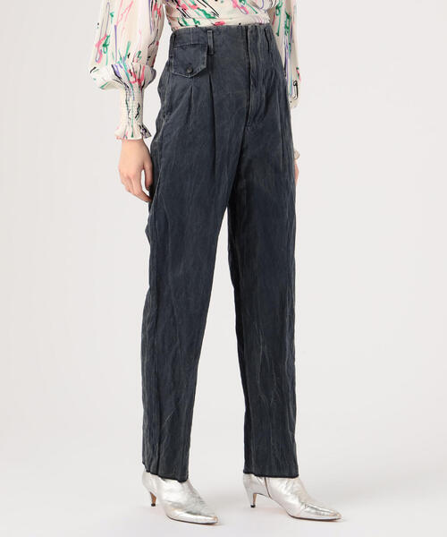 TOMORROWLAND (トゥモローランド)の「GOLDEN GOOSE DELUXE BRAND SALLY タックテーパードパンツ(その他パンツ・レディース・ダークブルー・XXS)」の3枚目の写真